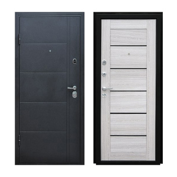 Дверь входная 2050х960х80 мм Форпост Эверест, левая, капучино