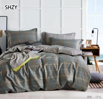 Постельное белье 1,5сп сатин Орхидея 2458, наволочки 70*70см - 2шт *1