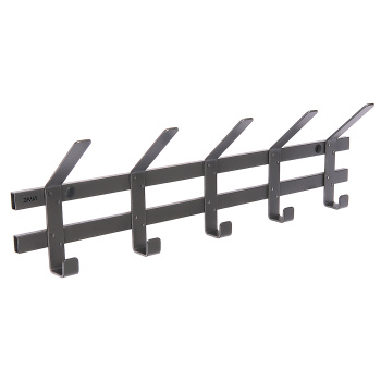Вешалка настенная "Торонто 5" 604х174х91мм Графит ВНТ5 ГР ("ЗМИ") *1