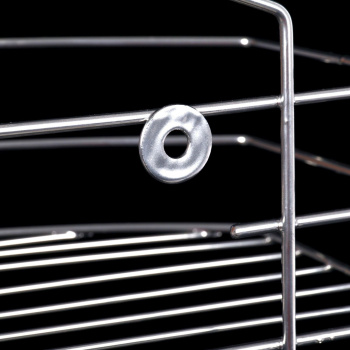 Полка прямоугольная,  2-х ярусная, цвет хром   3277480