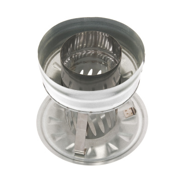 Оголовок с искрогасителем 120х200 нерж./оцинк., 0,5мм 0,5мм, *1/6