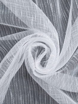 Тюль Дождик 300*270см органза белый арт. RR 4ML RAIN Organza-01 ut Amore Mio *1