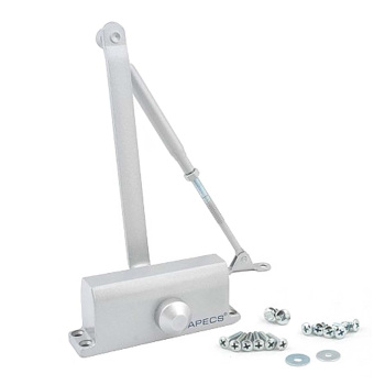 яяяДоводчик для дверей от 25кг до 45кг DC-20.2/0850/045-А1-SL серебро Апекс *1/10