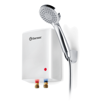 Водонагреватель проточный THERMEX Surf, душ, лейка, шланг, 5 кВт, вертикальный