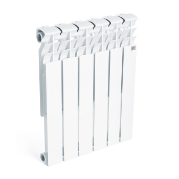 Радиатор алюминиевый 6 секций STI, 500 мм, белый Радиатор алюминиевый 6 секций STI, 500 мм, белый