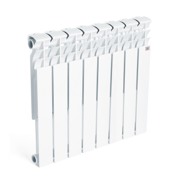 Радиатор алюминиевый 8 секций STI, 500 мм, белый Радиатор алюминиевый 8 секций STI, 500 мм, белый