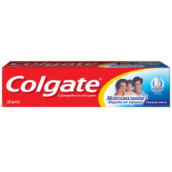 Зпаста КОЛГЕЙТ Максимальная защита от кариеса Свежая мята 50мл.*1272