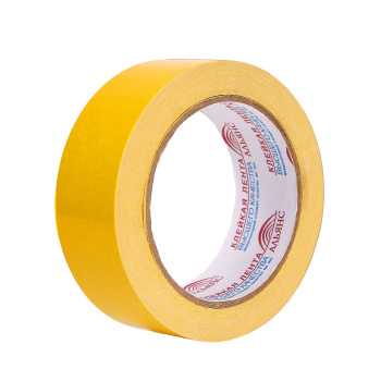 Лента клейкая двусторонняя на полипропилен. основе 38мм х25м АЛЬЯНС *1/48