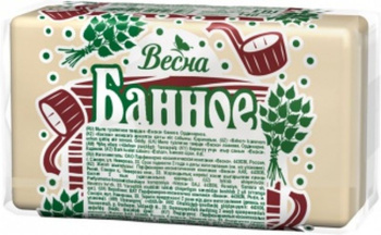 Мыло 140г. ВЕСНА Народное ГОСТ Банное п/пропилен (1104) (Самара) *4/44 Мыло 140г. ВЕСНА Народное ГОСТ Банное п/пропилен (1104) (Самара) *4/44