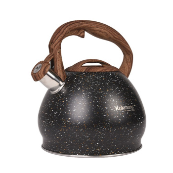 Чайник нерж. со свистком 3,4л д/ИНДУКЦ плит "Black" kuk-07/3103555 "Kukmara" *1/6