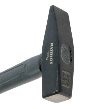 Молоток слесарный PATRIOT MHF-500, 500 г, фибергласовая обрезиненная рукоятка