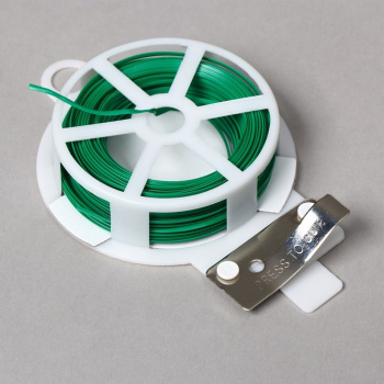 Проволока подвязочная 30 м, зеленая 6384823