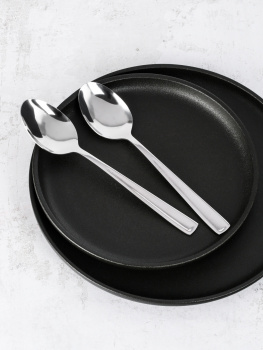 Ложка столовая нерж. "City" КОМПЛЕКТ 2ШТ на подвеске DMC091 "Domenik" *1/12/72