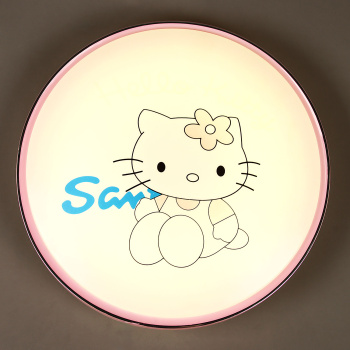 Светильник светодиодный акриловый 400мм 48W 8103/24W*2 04 PINK LED 3реж (тепл.и хол.свет,смеш) б/пул