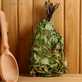 Веник для бани из липы, в пакете 5310758