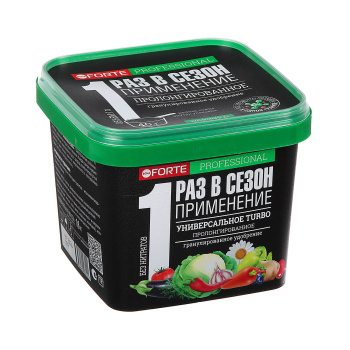 Удобрение универсальное, ведро 1 л, Bona Forte TURBO, с биодоступным кремнием