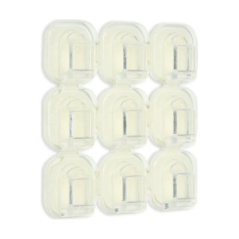 Держатель для проводов и гирлянд TUNDRA, 18 шт., самоклеящийся, прозрачный Держатель для проводов и гирлянд TUNDRA, 18 шт., самоклеящийся, прозрачный