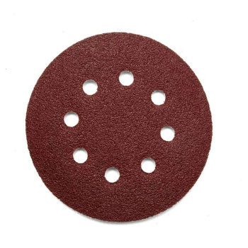 Круг шлифовальный на липучке 125мм Р40 8 отверстий (5шт) (558004) VIRA *1
