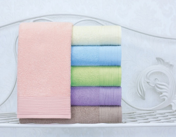 Полотенце махровое 33*60см Палитра аметистовый 300гр/м2 Самойловский текстиль*5/35