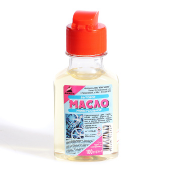 Масло смазочное универсальное бытовое 100мл *35