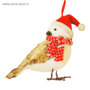 Набор для творчества - создай елочное украшение  "Птичка в шарфике"      4304304