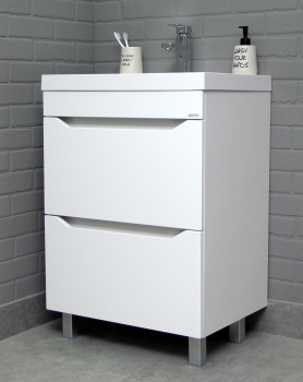 Тумба /Домино/ "Ева 60" (выписывать раковину КШ149 - Unit, КМ416-Bazis 60, КЦ393-Absolute 60)*1/10