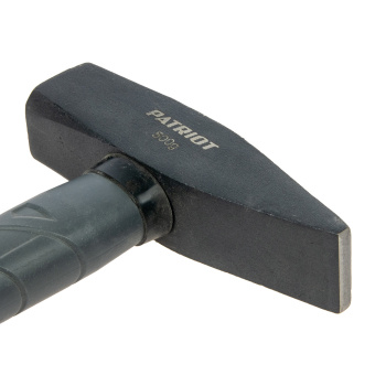 Молоток слесарный PATRIOT MHF-500, 500 г, фибергласовая обрезиненная рукоятка