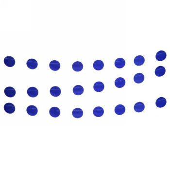 Растяжка "Вечеринка" 2,5 м 5 см Глиттер, (24 штук), синий