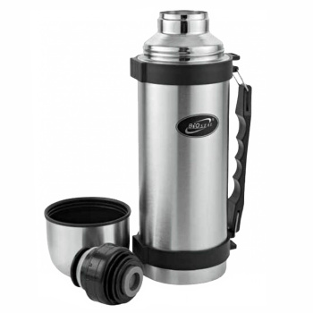 Термос нерж."Биосталь" 1,5л Узк.горло, с ручкой NY-1500-2 *1/12