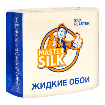 Обои жидкие Silk Plaster MS-116, голубой Обои жидкие Silk Plaster MS-116, голубой