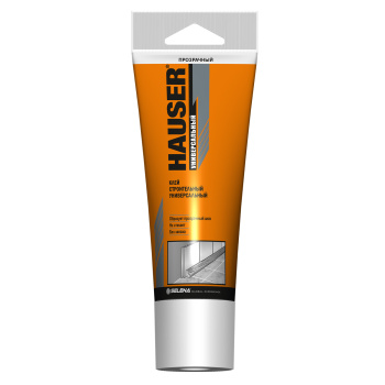Жидкие гвозди 180 г HAUSER, универсальный, прозрачный