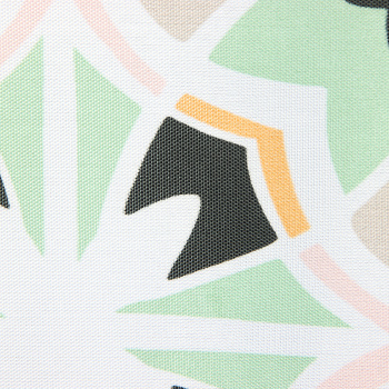 Штора для ванной V-line Восточный орнамент, 180х180 см, полиэстер, с кольцами