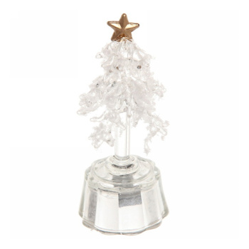 Сувенир с подсветкой "Весёлая ёлочка" 7,5*2 см