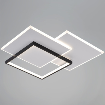 Светильник потолочный светодиодный 08019-0.5-485 WH+BK LED 3000-6200К ПДУ+диммер S=22м2  *1/5