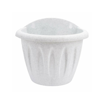 Кашпо пластм. настенное "Фелиция" 2л 200x146мм h173мм Мрамор С121М ("Мартика")*1/30