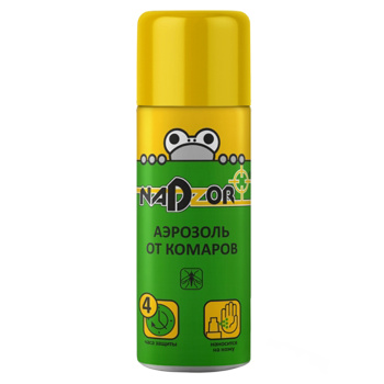 яяяАэрозоль от комаров 100мл Nadzor защита до 4ч (ISU002ER) *24 * СПЕЦЦЕНА