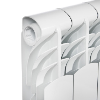 Радиатор алюминиевый 6 секций Royal Thermo Revolution, 500 мм, белый Радиатор алюминиевый 6 секций Royal Thermo Revolution, 500 мм, белый
