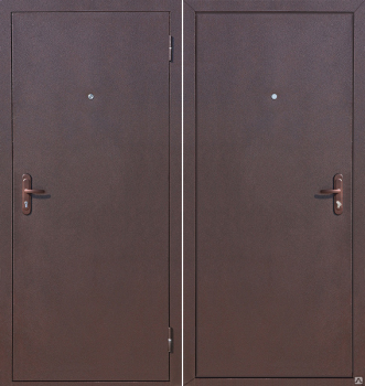 Дверь металлическая 5 см Стройгост 5 металл/металл 960х2050 ЛЕВАЯ ФЕРРОНИ *1