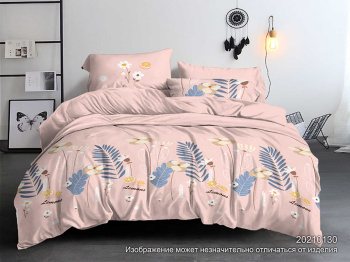 Постельное белье 1,5сп бамбук Орхидея 20210130, наволочки 70*70см - 2шт *1