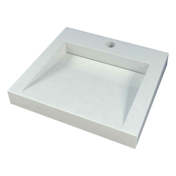 Раковина н/стир.машиной "Блюз" 600*505*105мм с кроншнейном и сифоном, щелевой слив *1