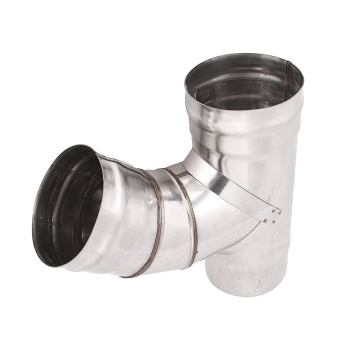 Тройник 135* d.120, нерж, 1,0мм *1/8