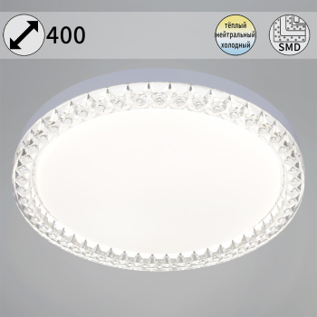 Светильник потолочный светодиодный 70001-0.5-400 LED 3000-6000К 72Вт  S=12м2  *1/10