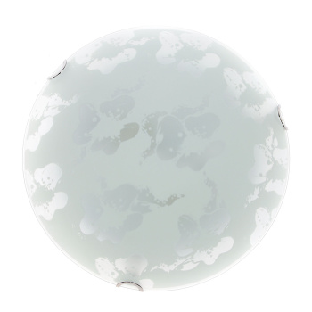 Светильник настенно-потолочный стекло FX3036/12''  Е27 60Вт (h=90, диам 300 ) 8кв.м.    VERNER