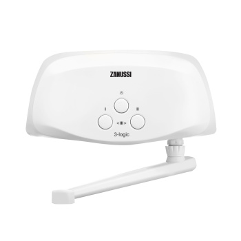 Водонагреватель проточный Zanussi верт. эмаль 3-logic 3,5 T (кран) *1