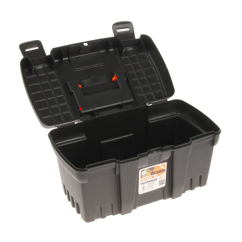 Ящик д/инструмента пластм. "Blocker Techniker 11" черный/оранжевый BR3746ЧР *1/16