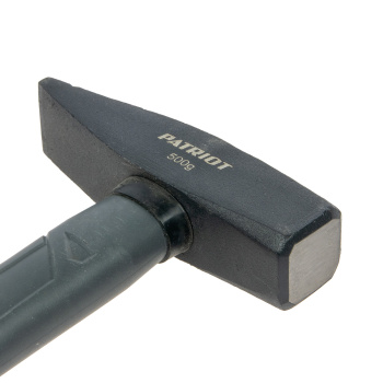 Молоток слесарный PATRIOT MHF-500, 500 г, фибергласовая обрезиненная рукоятка