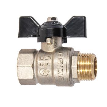 Кран шаровый 1/2" (Ø15) М/П ручка LD Pride 47.15. (аналогХЮ76) *1/17 Кран шаровый 1/2" (Ø15) М/П ручка LD Pride 47.15. (аналогХЮ76) *1/17