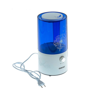 Увлажнитель Centek СТ-5101 BLUE 25 Вт, 8.5 ч, 2.5 л, 30 кв.м., механическое управление Увлажнитель Centek СТ-5101 BLUE 25 Вт, 8.5 ч, 2.5 л, 30 кв.м., механическое управление