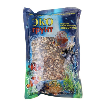 Грунт для аквариума "Галька реликтовая" №2, 4-8 мм, 1 кг 500012 1103144