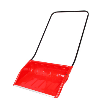 Движок для снега пластик 680*470, с метал. планкой "БАРИН" ЦВЕТНОЙ (Новгород) *1